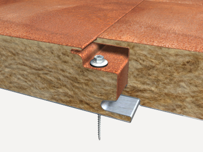 Con sistema de fijación oculta